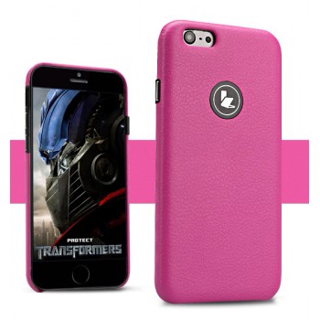 Кожаный чехол накладка серия Back Cover для Iphone 6 Розовый