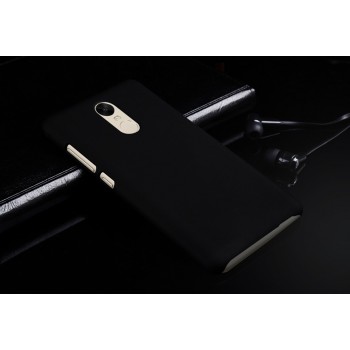 Пластиковый матовый непрозрачный чехол для Lenovo A536 Ideaphone Черный