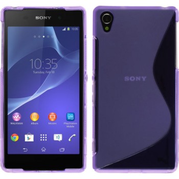 Силиконовый чехол S для Sony Xperia Z2 Фиолетовый