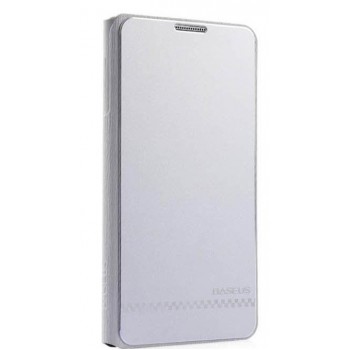Чехол флип кожа/металл для Galaxy Note 3 Белый