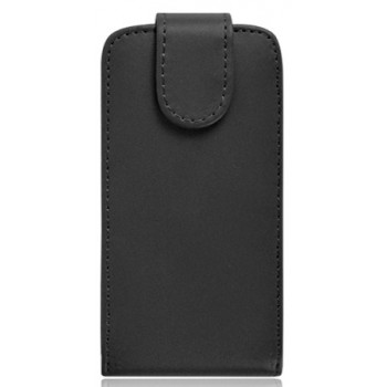 Чехол вертикальная книжка на клеевой основе на магнитной защелке для HTC Desire 628 Черный