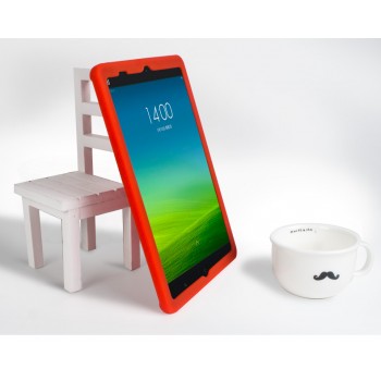 Силиконовый матовый непрозрачный чехол для Xiaomi MiPad Красный
