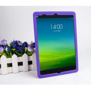 Силиконовый матовый непрозрачный чехол для Xiaomi MiPad Фиолетовый