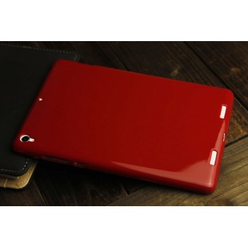 Силиконовый матовый непрозрачный чехол для Xiaomi MiPad Бордовый