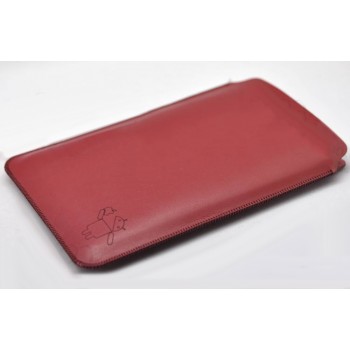 Кожаный мешок для Lenovo IdeaTab A3000 Красный