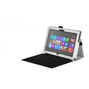 Чехол кожаный Full cover для Microsoft Surface Pro Белый