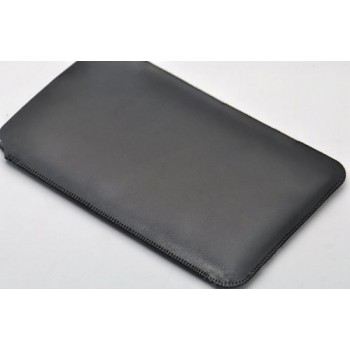 Тонкий кожаный мешок для планшета Sony Xperia Z2 Tablet Черный