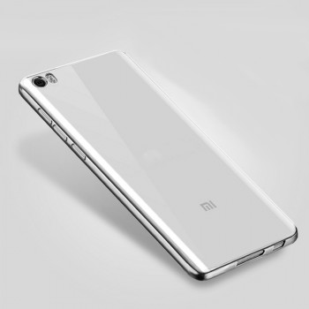 Силиконовый матовый полупрозрачный чехол с текстурным покрытием Металлик для Xiaomi Mi Note Белый