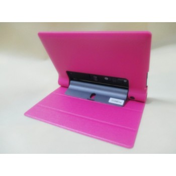Чехол подставка сегментарный на поликарбонатной основе для Lenovo Yoga Tab 3 8 Пурпурный
