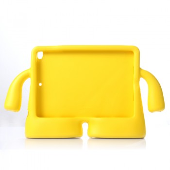 Детский ультразащитный гиппоаллергенный силиконовый фигурный чехол для планшета Ipad 2/3/4 Желтый