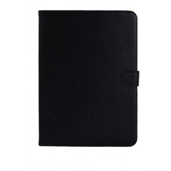 Кожаный чехол подставка с застежкой для Samsung Galaxy Tab 4 10.1 Черный