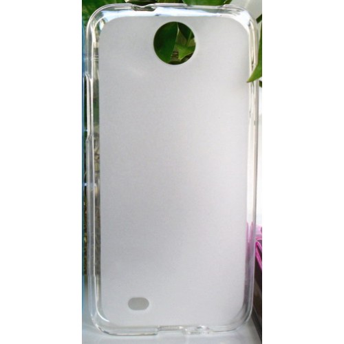 Силиконовый матовый полупрозрачный чехол для HTC Desire 300, цвет Белый