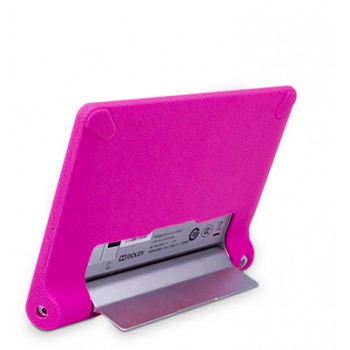 Силиконовая задняя панель софт тач премиум для Lenovo Yoga Tablet 8 Розовый