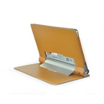 Чехол подставка с защитной крышкой для Lenovo Yoga Tablet 8 Коричневый