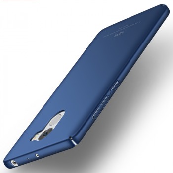 Пластиковый непрозрачный матовый чехол с улучшенной защитой элементов корпуса для Xiaomi RedMi 4 Синий