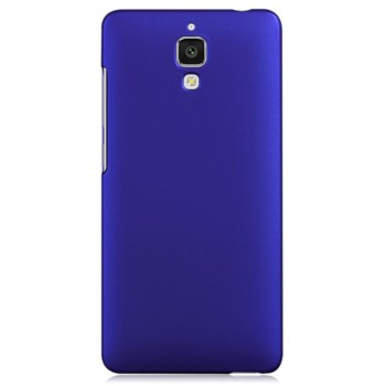 Пластиковый матовый чехол для Xiaomi Mi4 Синий