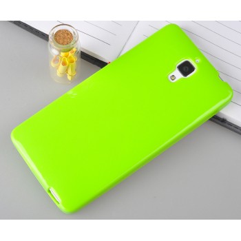 Силиконовый непрозрачный чехол для Xiaomi Mi4 Зеленый