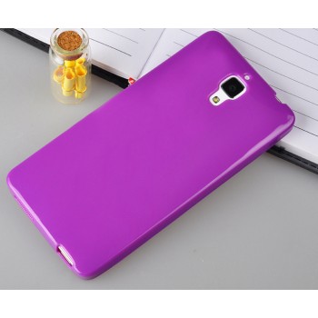Силиконовый непрозрачный чехол для Xiaomi Mi4 Фиолетовый