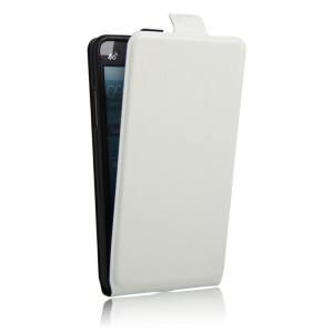 Чехол вертикальная книжка на силиконовой основе с отсеком для карт на магнитной защелке для Samsung Galaxy Grand Prime Белый