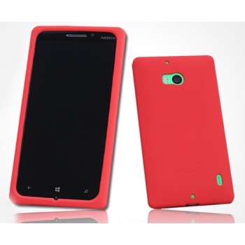 Силиконовый софт-тач премиум чехол для Nokia Lumia 930 Красный