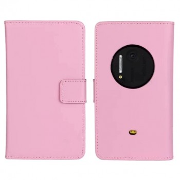 Чехол портмоне подставка для Nokia Lumia 1020 Розовый
