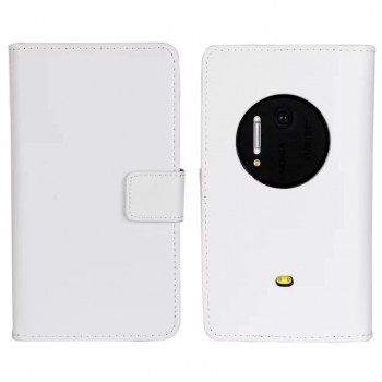 Чехол портмоне подставка для Nokia Lumia 1020 Белый