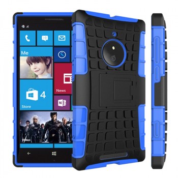 Силиконовый чехол экстрим защита для Nokia Lumia 830 Синий