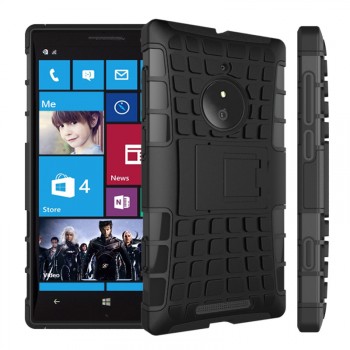 Силиконовый чехол экстрим защита для Nokia Lumia 830 Черный