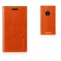 Кожаный чехол флип с отделениями на присосках для Nokia Lumia 830