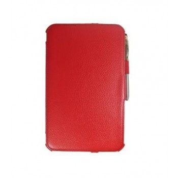 Кожаный чехол подставка для планшета Acer Iconia W3 Красный