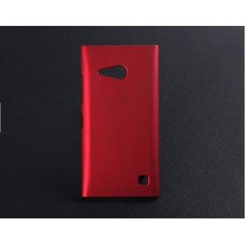 Пластиковый матовый металлик чехол для Nokia Lumia 730/735