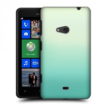 Градиентный пластиковый чехол для Nokia Lumia 625 Зеленый