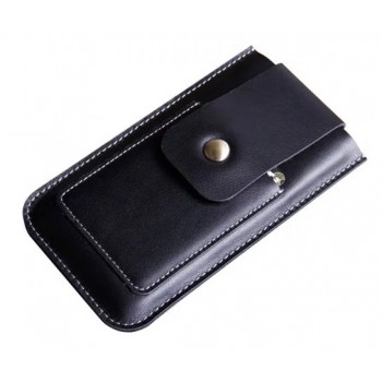 Кожаный мешок с язычком-кнопкой (нат. кожа) для Iphone 6 (изготовление на заказ)