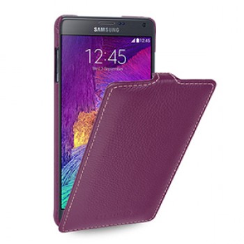 Кожаный чехол вертикальная книжка (нат. кожа) для Samsung Galaxy Note 4 5!New 22.10.2014
