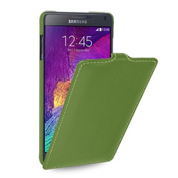 Кожаный чехол вертикальная книжка (нат. кожа) для Samsung Galaxy Note 4 8!New 22.10.2014