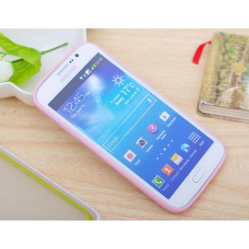 Силиконовый бампер для Samsung Galaxy Mega 5.8 (i9150 i9152) Розовый