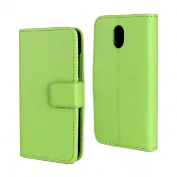 Чехол портмоне подставка с защелкой для HTC Desire 210 Зеленый
