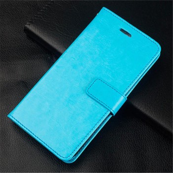 Чехол портмоне подставка для HTC Desire 820 Голубой