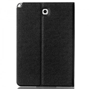 Чехол флип подставка сегментарный на пластиковой не прозрачной основе для Samsung Galaxy Tab A 8 Черный