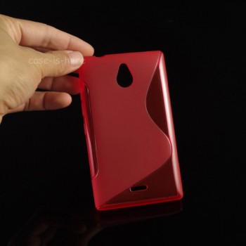 Силиконовый S чехол для Nokia X2 Красный