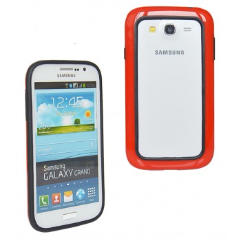 Силиконовый бампер для Samsung Galaxy Grand Duos (i9082) Красный
