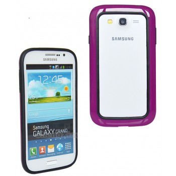 Силиконовый бампер для Samsung Galaxy Grand Duos (i9082) Фиолетовый