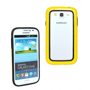 Силиконовый бампер для Samsung Galaxy Grand Duos (i9082) Желтый