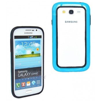 Силиконовый бампер для Samsung Galaxy Grand Duos (i9082) Голубой