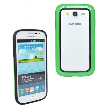 Силиконовый бампер для Samsung Galaxy Grand Duos (i9082) Зеленый