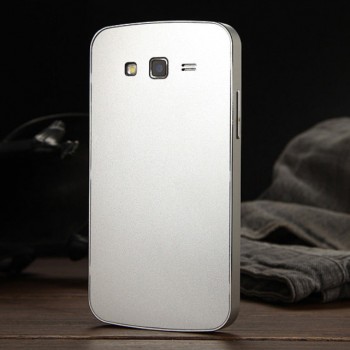Металлический сверхлегкий чехол для Samsung Galaxy Grand 2 Duos Белый