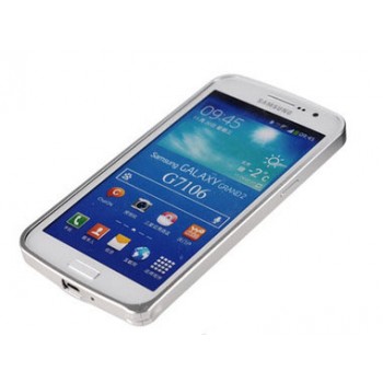 Ультратонкий бампер для Samsung Galaxy Grand 2 Duos Белый