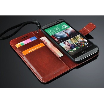 Чехол портмоне-подставка для HTC One (M8) серия Business