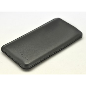 Кожаный мешок для Sony Xperia Z3 Compact Черный