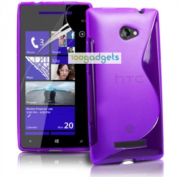 Силиконовый S чехол для HTC Desire 200 Фиолетовый